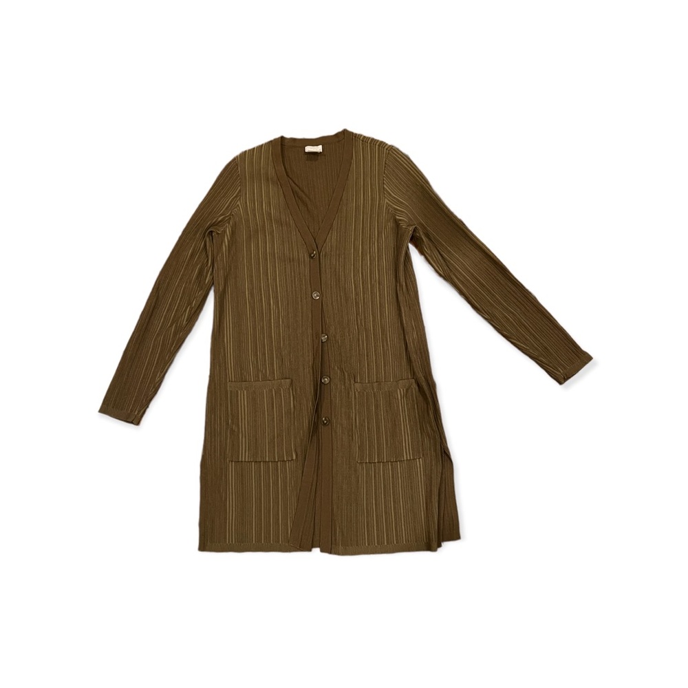Chico’s green cardigan small